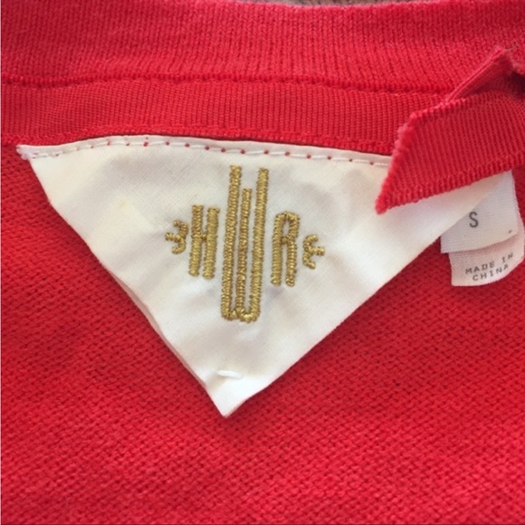 Anthropologie Monogram Beaded French Knot Cardigan Size Small - Picture 4 of 5